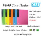 CBE VK40 Merry Colour Clear Holder A4